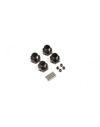 IFW326GM Wheel Hub (Narrow/MP9/777/Gunmetal/4pcs) IFW326GM  - KYOSHO RC